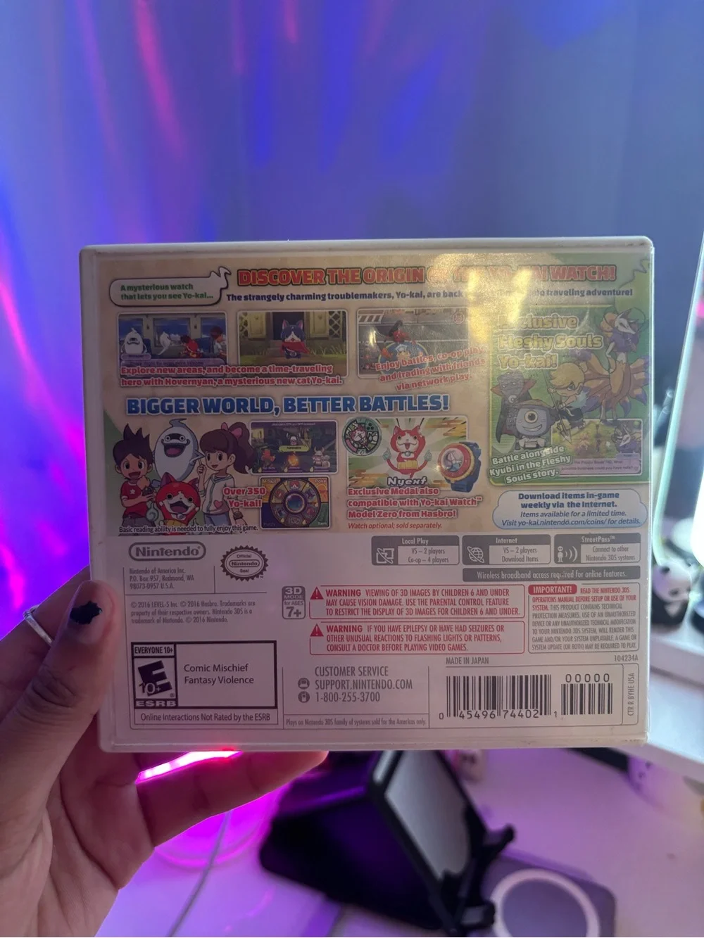 Nintendo Yo-Kai Watch 2 Fleshy Souls – Yellow Cover
